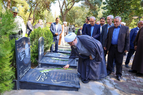 تصاویر | آیین تکریم و معارفه امام جمعه خسروشاه