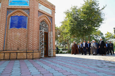 تصاویر | آیین تکریم و معارفه امام جمعه خسروشاه