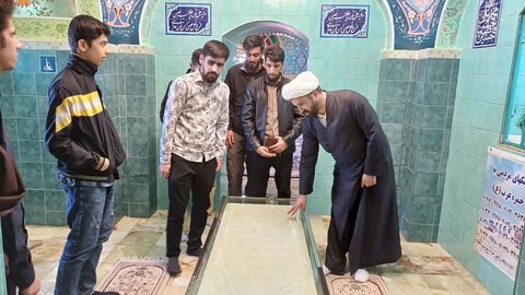 تصاویر/اردوی طلاب مدرسه علمیه امام صادق علیه‌السلام بیجار