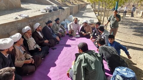 تصاویر/اردوی طلاب مدرسه علمیه امام صادق علیه‌السلام بیجار