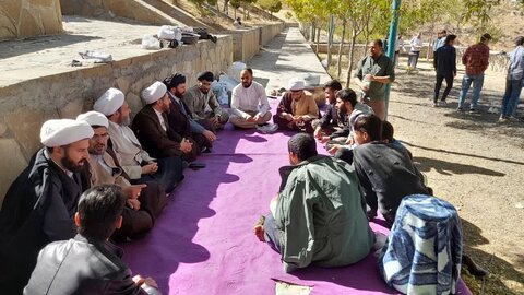 تصاویر/اردوی طلاب مدرسه علمیه امام صادق علیه‌السلام بیجار