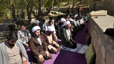 تصاویر/اردوی طلاب مدرسه علمیه امام صادق علیه‌السلام بیجار