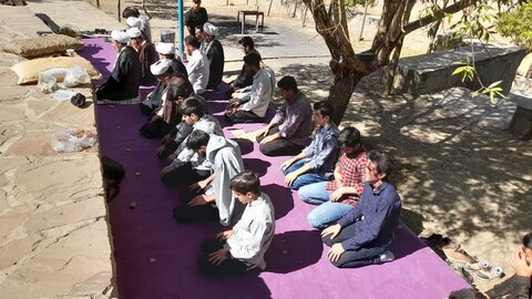 تصاویر/اردوی طلاب مدرسه علمیه امام صادق علیه‌السلام بیجار