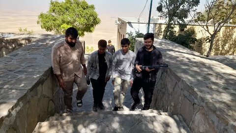 تصاویر/اردوی طلاب مدرسه علمیه امام صادق علیه‌السلام بیجار