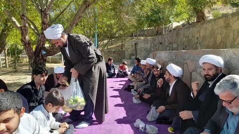تصاویر/اردوی طلاب مدرسه علمیه امام صادق علیه‌السلام بیجار
