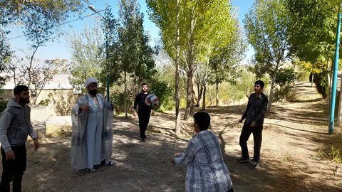 تصاویر/اردوی طلاب مدرسه علمیه امام صادق علیه‌السلام بیجار