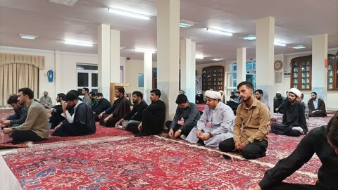 تصاویر/ هیئت هفتگی مدرسه علمیه ولیعصر(عج)تبریز