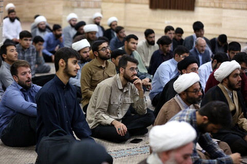 تصاویر/ درس اخلاق آیت‌الله العظمی سبحانی