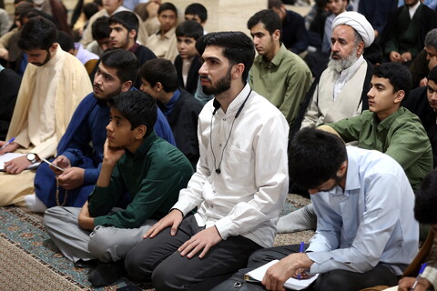 تصاویر/ درس اخلاق آیت‌الله العظمی سبحانی