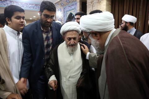 تصاویر/ درس اخلاق آیت‌الله العظمی سبحانی