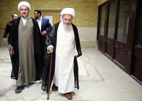 تصاویر/ درس اخلاق آیت‌الله العظمی سبحانی