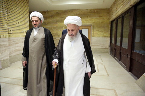 تصاویر/ درس اخلاق آیت‌الله العظمی سبحانی