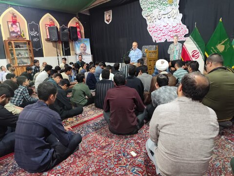 تصاویر/ مراسم هفتگی هیئت رزمندگان اسلام میبد