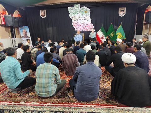 تصاویر/ مراسم هفتگی هیئت رزمندگان اسلام میبد