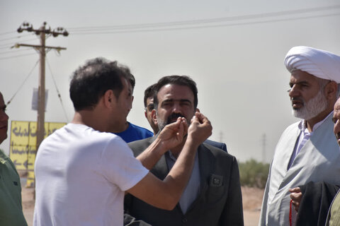 تصاویر/ ازدید و برگزاری جلسه بررسی مشکلات اهالی گردفرامرز شاهدیه یزد