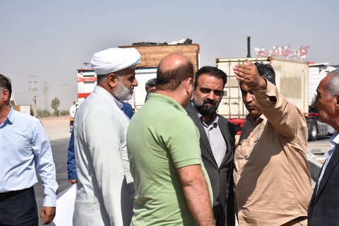 تصاویر/ ازدید و برگزاری جلسه بررسی مشکلات اهالی گردفرامرز شاهدیه یزد