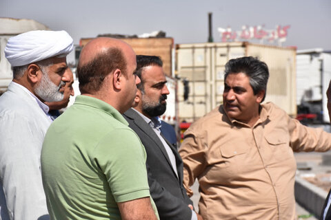 تصاویر/ ازدید و برگزاری جلسه بررسی مشکلات اهالی گردفرامرز شاهدیه یزد