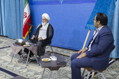 تصاویر/ دیدار مشاور رئیس صداوسیما با امام جمعه یزد