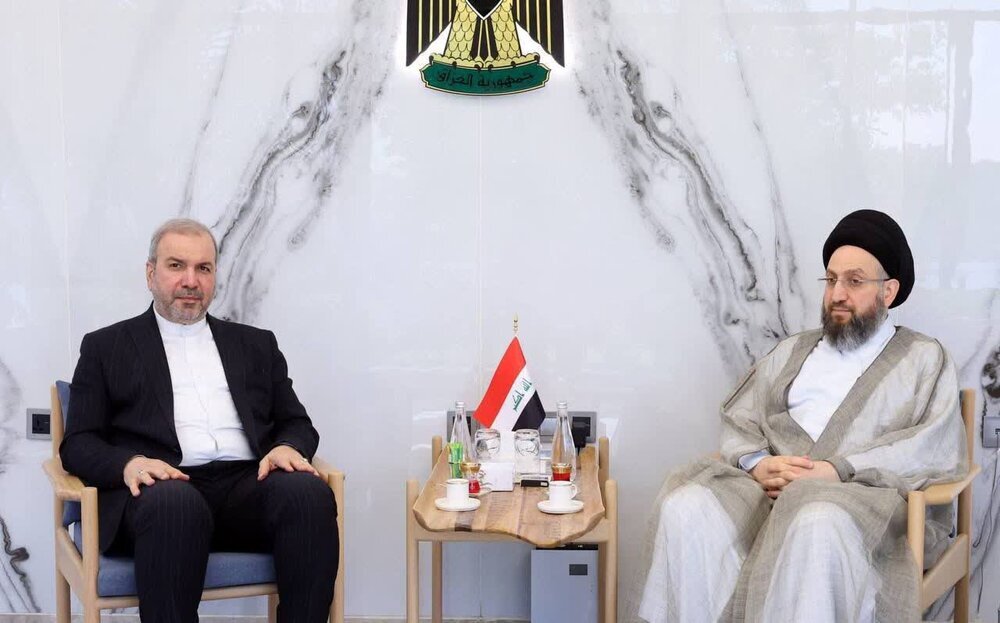 Ammar Hakim, Iranian Envoy Discuss Boosting Tehran–Baghdad Ties and Regional Peace
