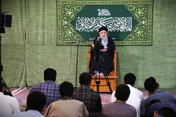 تصاویر/ درس اخلاق مدرسه علمیه امام القائم(عج)