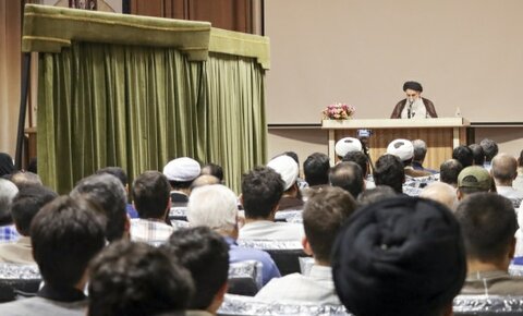 تصاویر/ درس اسفار حجت الاسلام والمسلمین یزدان پناه در مدرسه عالی شهید مطهری(ره)