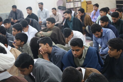 تصاویر/ دیدار نماینده ولی فقیه در استان با طلاب مدرسه علمیه امام علی (ع) میناب