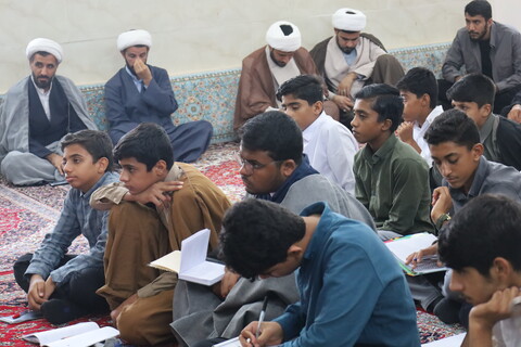 تصاویر/ دیدار نماینده ولی فقیه در استان با طلاب مدرسه علمیه امام علی (ع) میناب