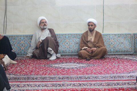 تصاویر/ دیدار نماینده ولی فقیه در استان با طلاب مدرسه علمیه امام علی (ع) میناب