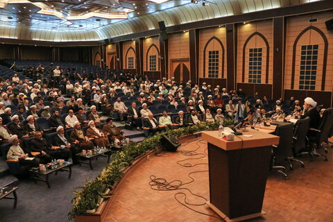 تصاویر/ همایش ملی عالم ربانی سالک توحیدی علامه حسن زاده آملی