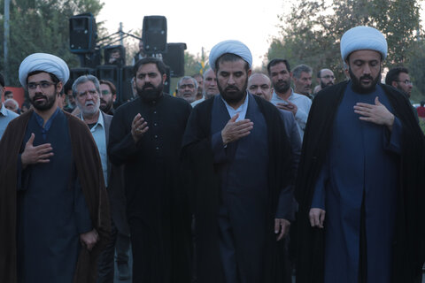 تصاویر/ دسته عزاداری خدام بقاع متبرکه قم به مناسبت سالروز رحلت امامزاده موسی مبرقع(ع)