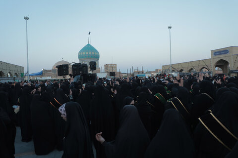 تصاویر/ دسته عزاداری خدام بقاع متبرکه قم به مناسبت سالروز رحلت امامزاده موسی مبرقع(ع)