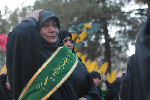 تصاویر/ دسته عزاداری خدام بقاع متبرکه قم به مناسبت سالروز رحلت امامزاده موسی مبرقع(ع)