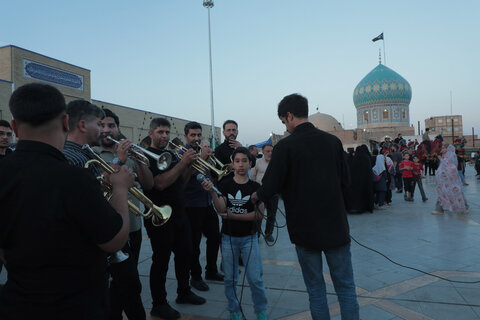 تصاویر/ دسته عزاداری خدام بقاع متبرکه قم به مناسبت سالروز رحلت امامزاده موسی مبرقع(ع)