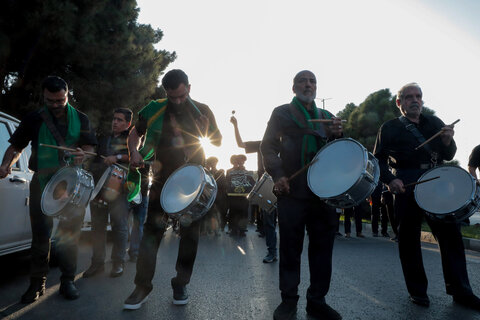 تصاویر/ دسته عزاداری خدام بقاع متبرکه قم به مناسبت سالروز رحلت امامزاده موسی مبرقع(ع)
