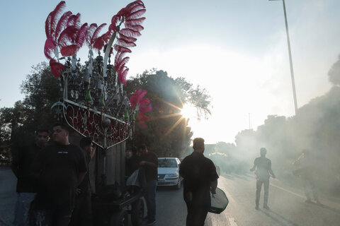 تصاویر/ دسته عزاداری خدام بقاع متبرکه قم به مناسبت سالروز رحلت امامزاده موسی مبرقع(ع)