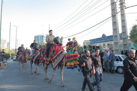 تصاویر/ دسته عزاداری خدام بقاع متبرکه قم به مناسبت سالروز رحلت امامزاده موسی مبرقع(ع)