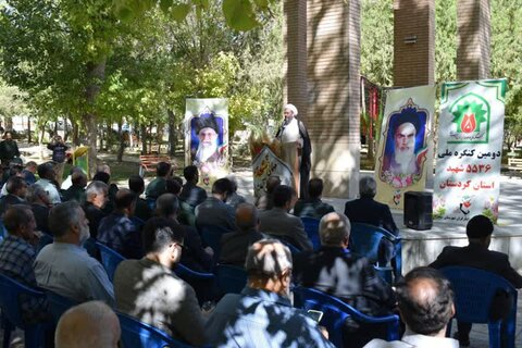 تصاویر/ گرامیداشت چهاردهمین سالگرد تدفین شهدای گمنام در شهرستان بیجار