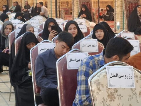 تصاویر/ حضور طلاب جامع المصطفی در جشنواره بین‌المللی گردشگری مرنجاب