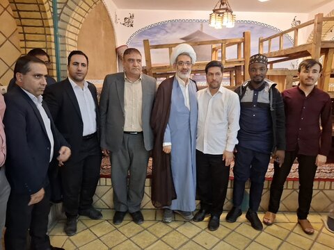 تصاویر/ حضور طلاب جامع المصطفی در جشنواره بین‌المللی گردشگری مرنجاب