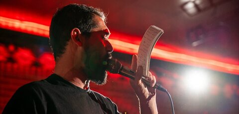 تصاویر/ مجلس روضه مدرسه علمیه امام رضا(ع) به یاد شهدای مقاومت در حسینیه فاطمیون