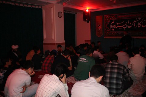 تصاویر/ هیئت هفتگی مدرسه علمیه صاحب الزمان(عج)مرند