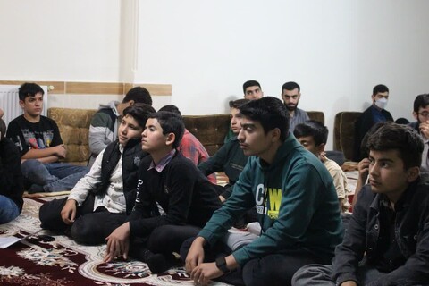 تصاویر/ هیئت هفتگی مدرسه علمیه صاحب الزمان(عج)مرند