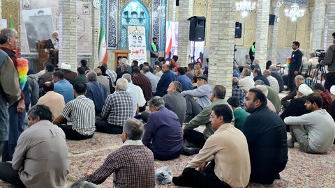 تصاویر/ مراسم سالگرد واقعه به آتش کشیدن مسجد جامع کرمان