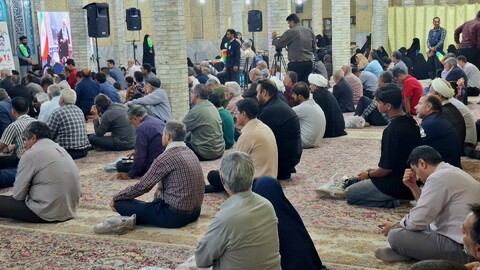 تصاویر/ مراسم سالگرد واقعه به آتش کشیدن مسجد جامع کرمان