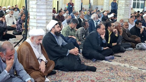 تصاویر/ مراسم سالگرد واقعه به آتش کشیدن مسجد جامع کرمان