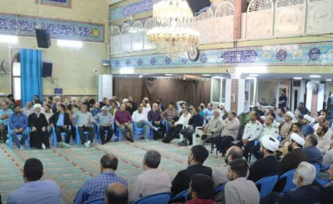 تصاویر/ بزرگداشت شهدای دفاع مقدس در مسجد افسریه