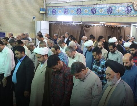 تصاویر/ بزرگداشت شهدای دفاع مقدس در مسجد افسریه