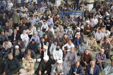 تصاویر/ آیین عبادی سیاسی نماز جمعه زاهدان