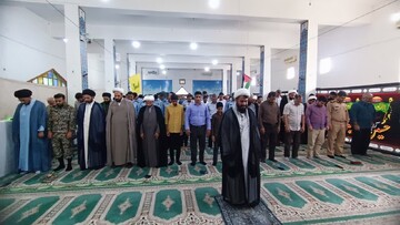 تصاویر/ آیین عبادی سیاسی نماز جمعه کنارک