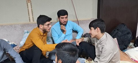 تصاویر/ حضور طلاب مدارس علمیه منطقه کاشان در طرح «مثل خمینی»